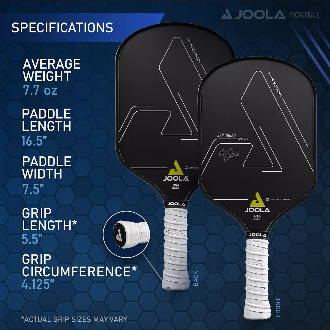 JOOLA Ben Johns Hyperion CGS 14mm Pickleball Paddle