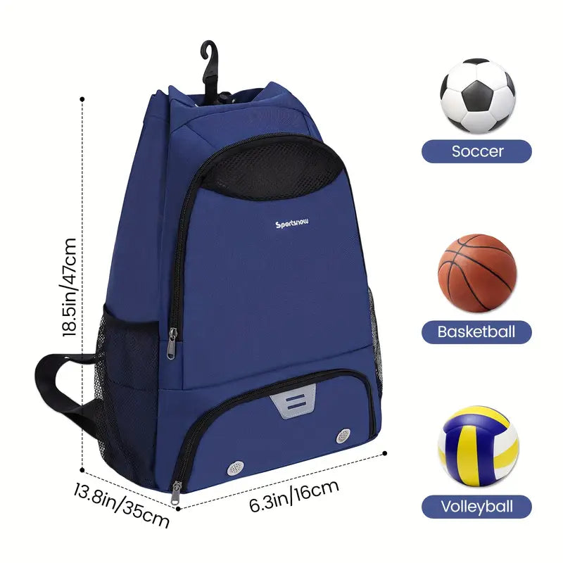 Lightweight Gym Backpack with Mesh Pocket