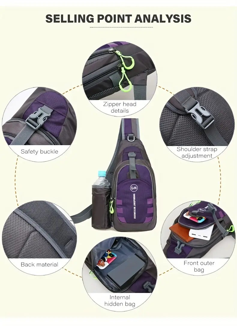 eonothem Unisex Chest Sling Bag