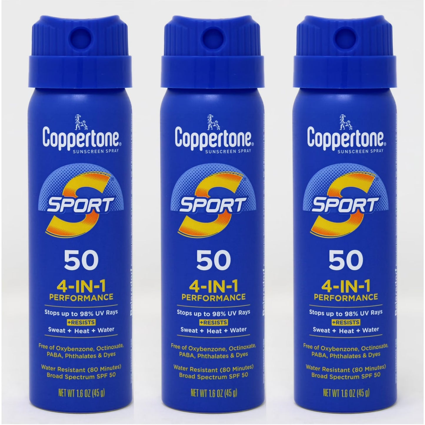 SunCare-Coppertone Sport SPF 50 CS Travel Spray, 1.6 Ounce