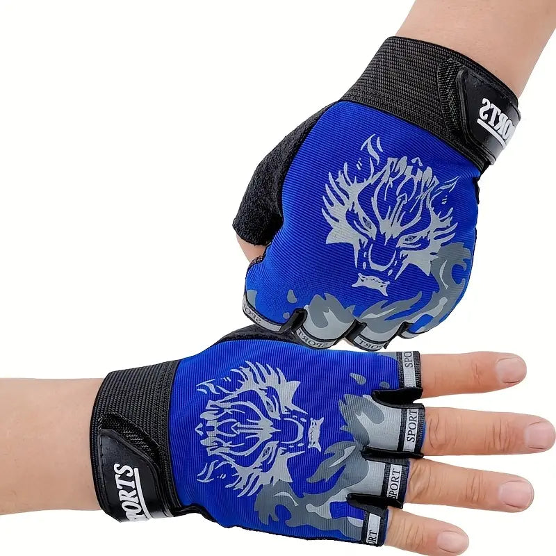 Mesh Half-Finger Gloves