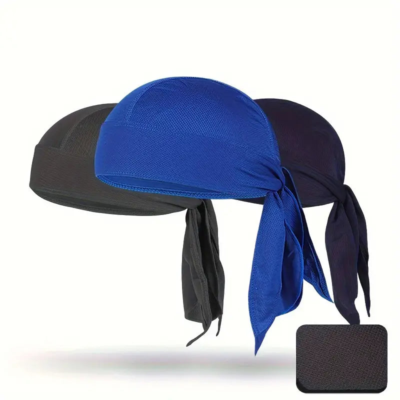 Breathable Quick-Dry Sports Headband & Pirate-like hat