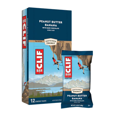 Energy- CLIF BAR Peanut Butter Banana with Dark Chocolate Flavor