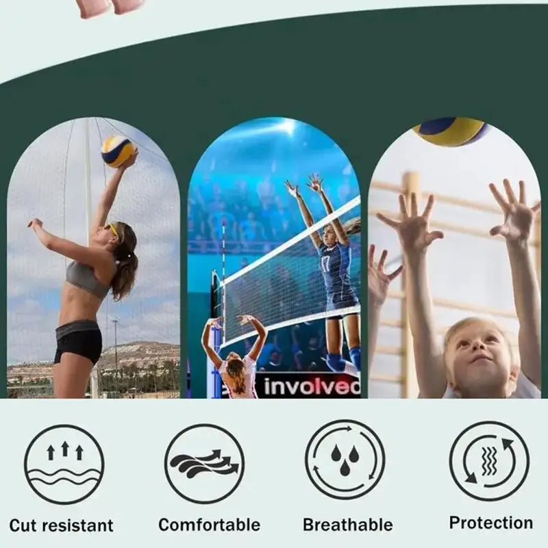 1pc Volleyball Arm Sleeves with Wrist Support & Compression