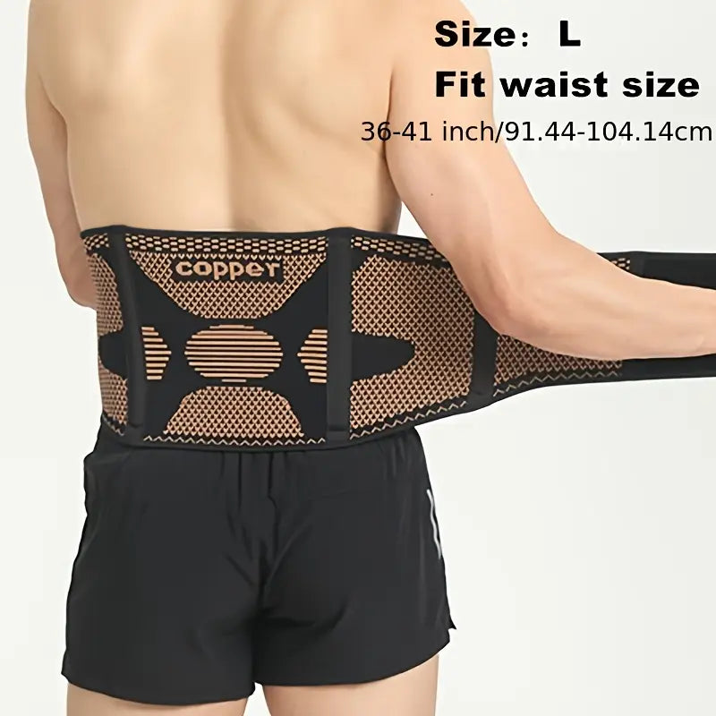 ActivEE Copper-Infused Back Support Belt – Adjustable Lumbar & Spinal Support