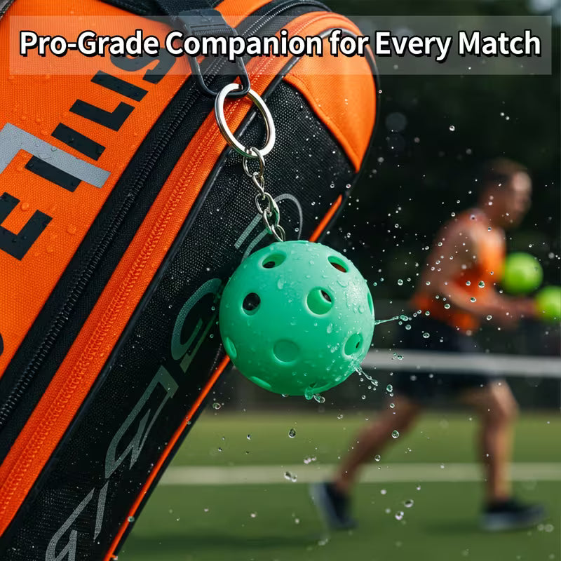 Swag - Keychain, 8-Hole Pickleball Keychain Set