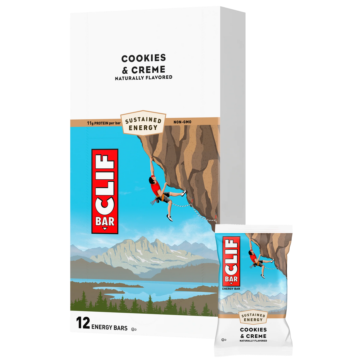 Energy-CLIF BAR Cookies & Creme Flavor
