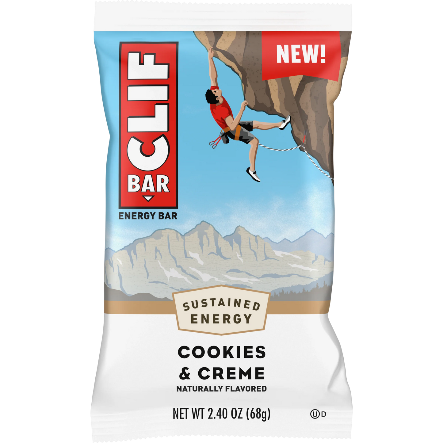 Energy-CLIF BAR Cookies & Creme Flavor