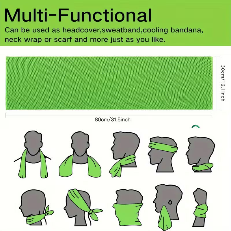 SunCare- Round Travel Sweat Cooling Towel