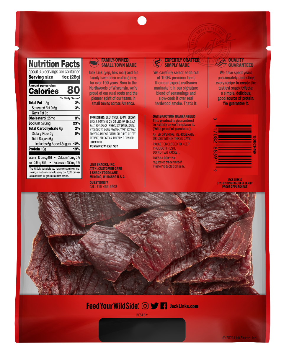 Snack-Jerky Original Beef Jerky