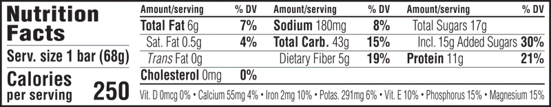 Energy-CLIF BAR Blueberry Almond Crisp