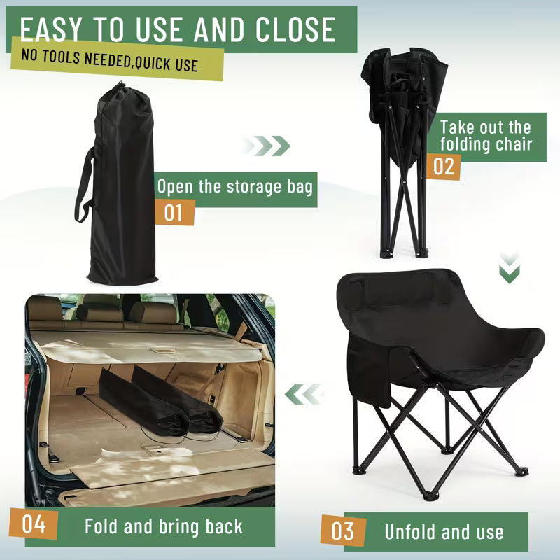 Chairs - Small,  Outdoor Chair with Side Pocket