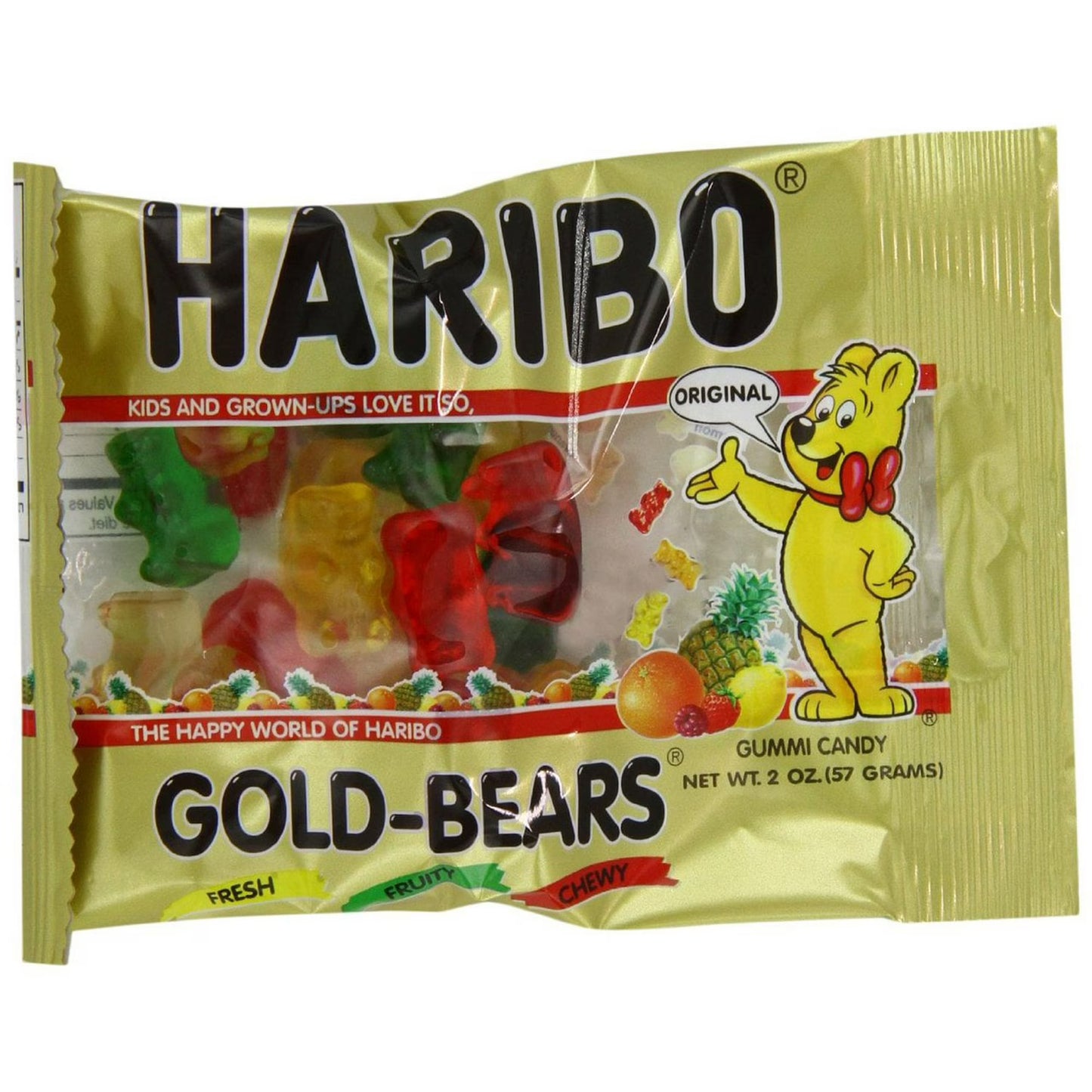 Snack-Haribo, Gold-Bears, 2-Oz Packages