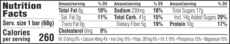 Energy- CLIF BAR Peanut Butter Banana with Dark Chocolate Flavor