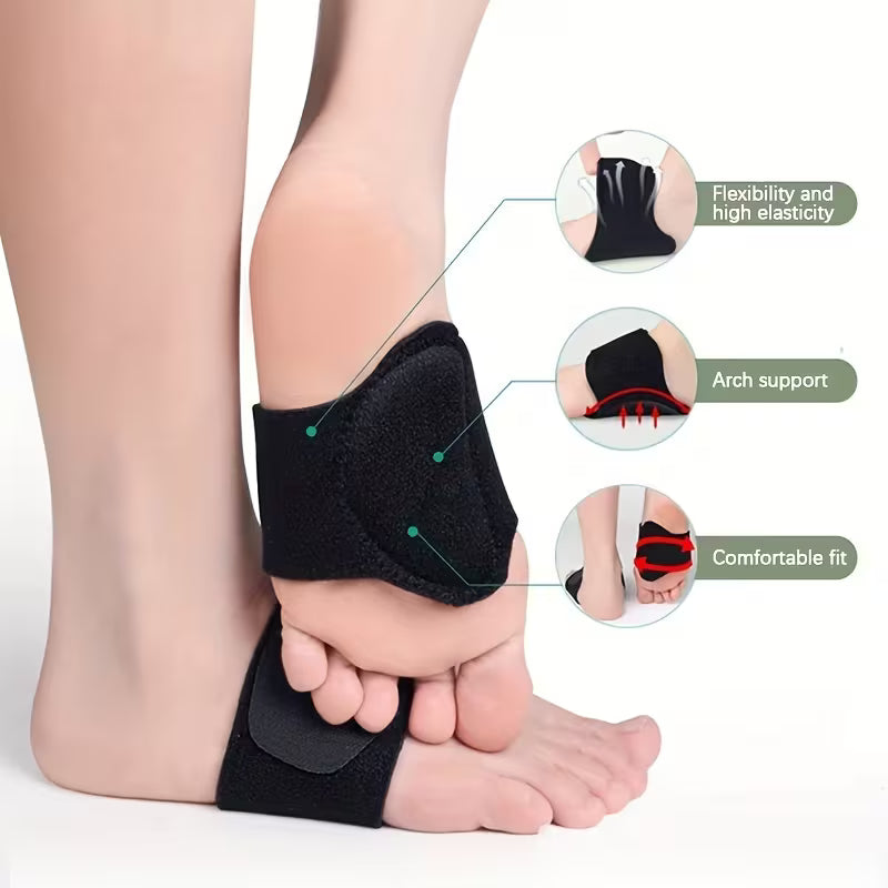 FootCare-2pcs Unisex Compression Arch Support Braces