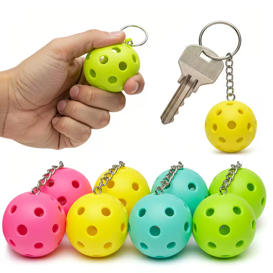Swag - Keychain, 8-Hole Pickleball Keychain Set