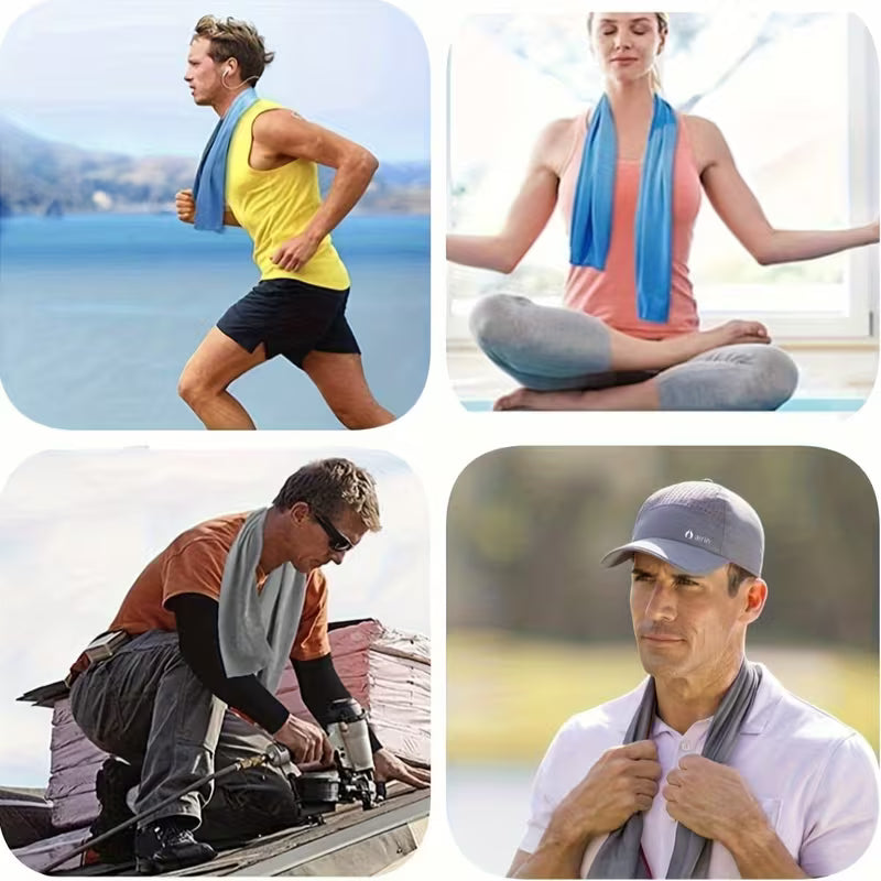 SunCare- Round Travel Sweat Cooling Towel