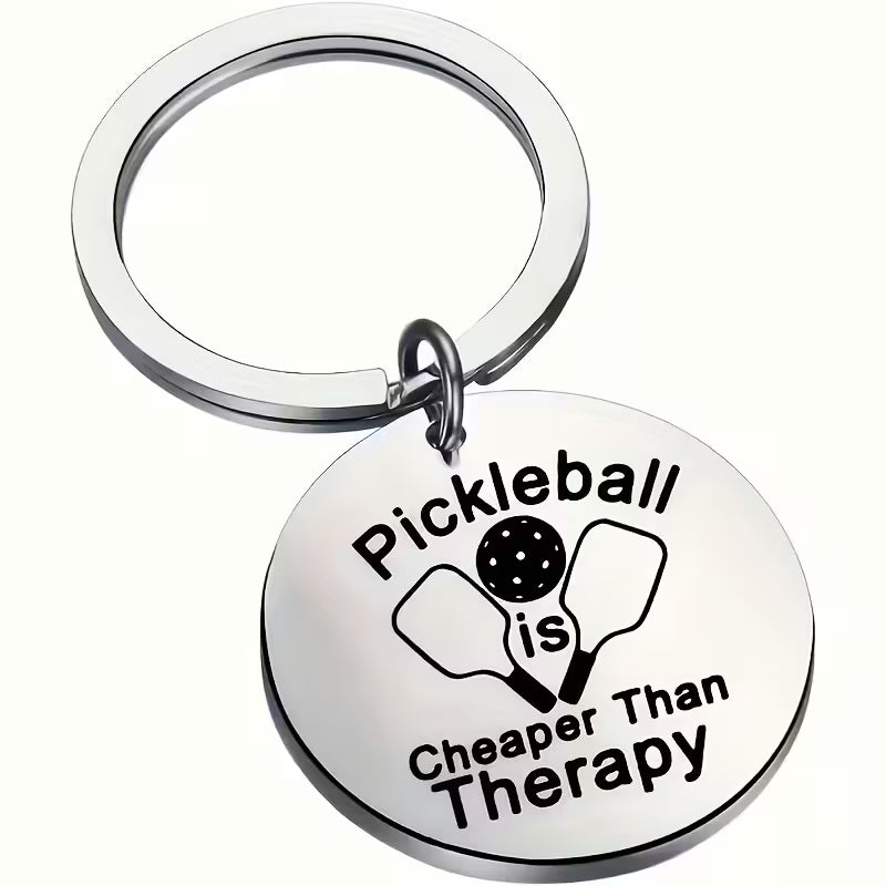 Swag - Keychain, Creative Pickleball Stainless Steel Keychain