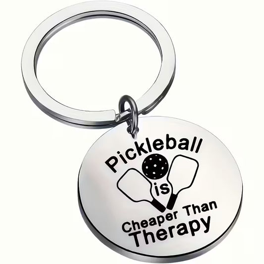 Swag - Keychain, Creative Pickleball Stainless Steel Keychain