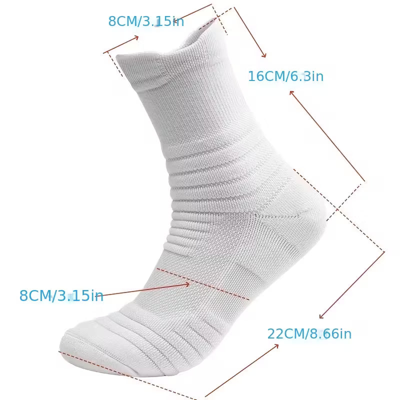 FootCare - Unisex Mid-Calf Compression Socks