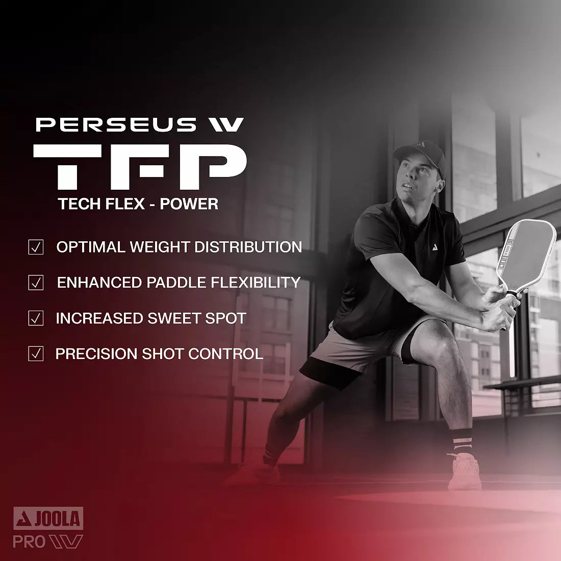 JOOLA Ben Johns Perseus Pro IV 16mm Pickleball Paddle