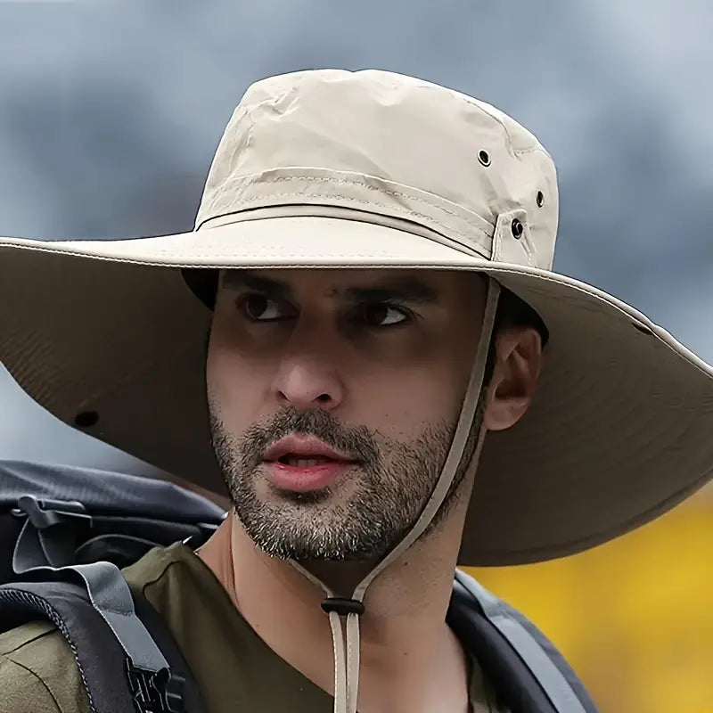 Wide-Brim Sun Hat (Outdoor / Hiking Style)