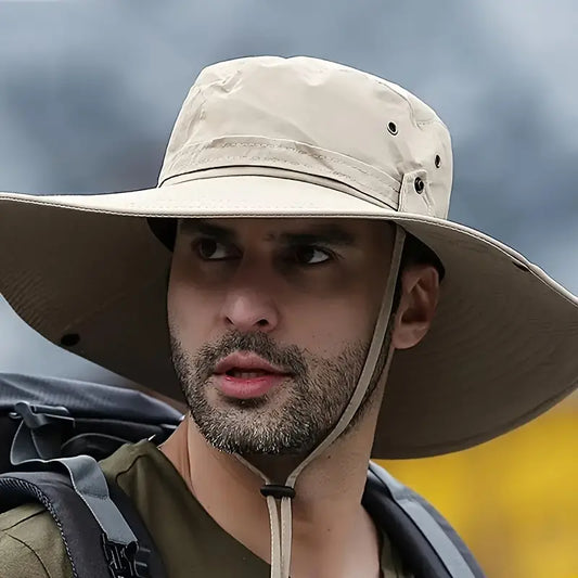 Wide-Brim Sun Hat (Outdoor / Hiking Style)