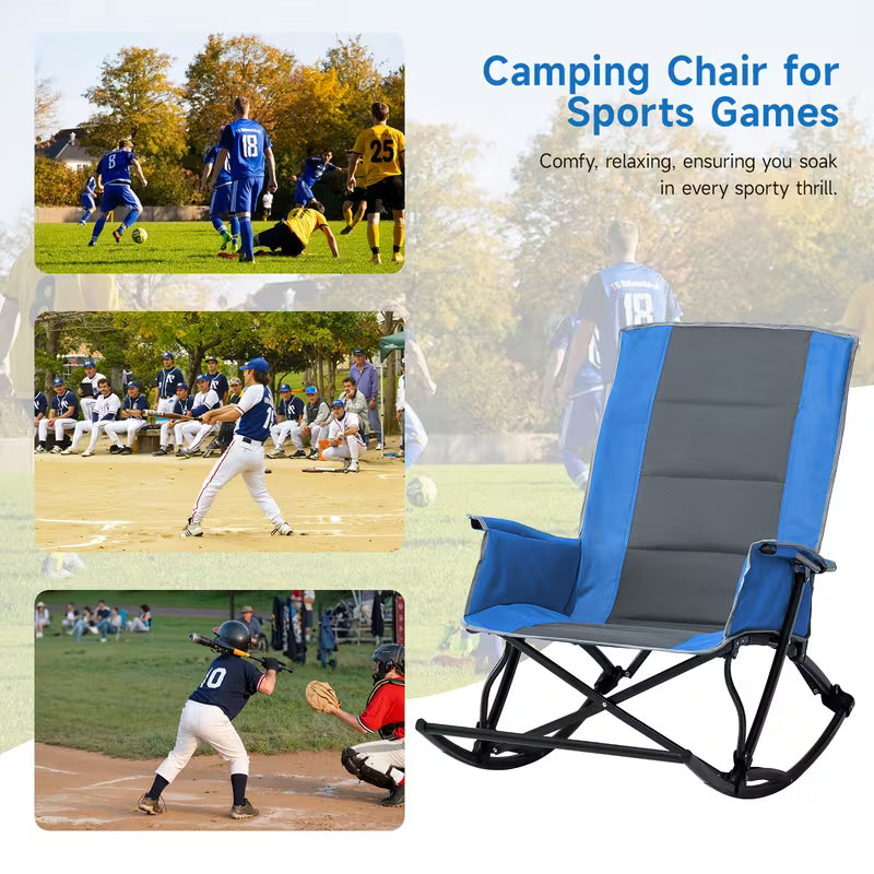 Chairs - Heavy Duty, Portable Rocking Recliner