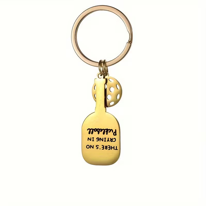 Swag - Keychain, Creative Pickleball Stainless Steel Keychain