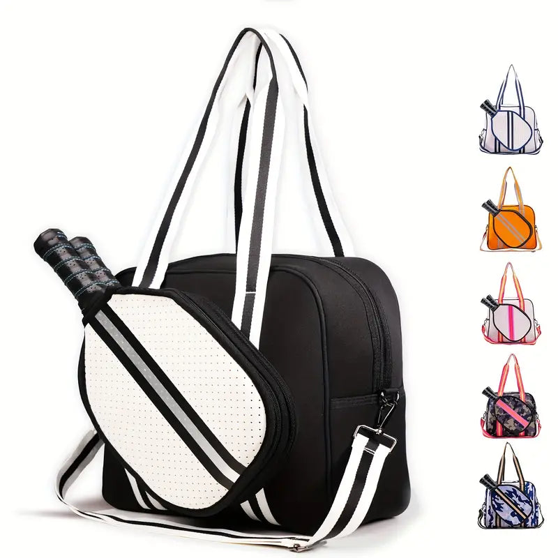 Crossbody Sling Pickleball Tote Bag – Multi-Compartment Sports Bag for Women & Men