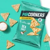 Snack-PopCorners No Artificial Colors or Flavors Sea Salt Popped Corn Chips Bag