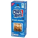 Snack-CHIPS AHOY! Fresh Stacks Chocolate Chip Cookies, Travel Snacks, 7.76 oz (4 Multi Snack Packs)