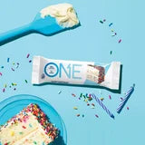 Snack-ONE Protein Supplement Bar, Birthday Cake, 20g Protein