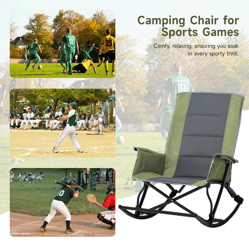 Rocking Chair - Heavy Duty Portable Recliner for Rental