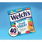 Snack-Welch's Mixed Fruit Snacks Family Size, 0.9 oz, 40 count