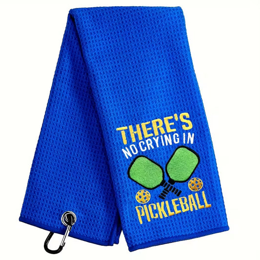 Sweat- Pickleball Embroidered Towel