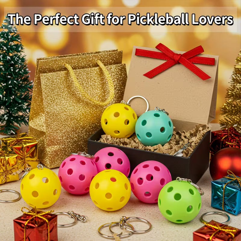 Swag - Keychain, 8-Hole Pickleball Keychain Set