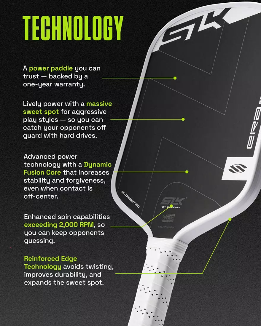 Selkirk ERA Power 16mm Pickleball Paddle – Elongated