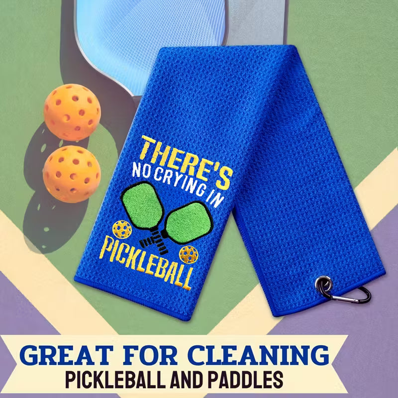 Sweat- Pickleball Embroidered Towel