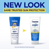 SunCare-Coppertone Sport Face Sunscreen Lotion, SPF 60+, 2.5 fl oz Tube
