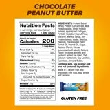 Snack-Pure Protein Bars, Chocolate Peanut Butter, 20g Protein, Gluten Free, 1.76 oz