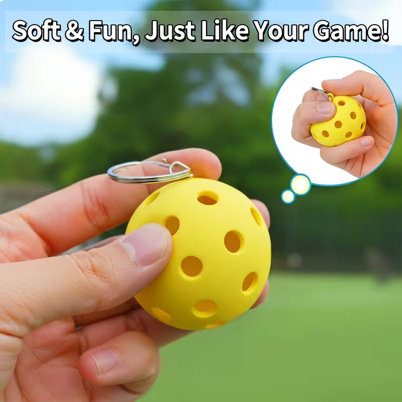 Swag - Keychain, 8-Hole Pickleball Keychain Set