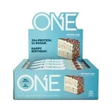 Snack-ONE Protein Supplement Bar, Birthday Cake, 20g Protein