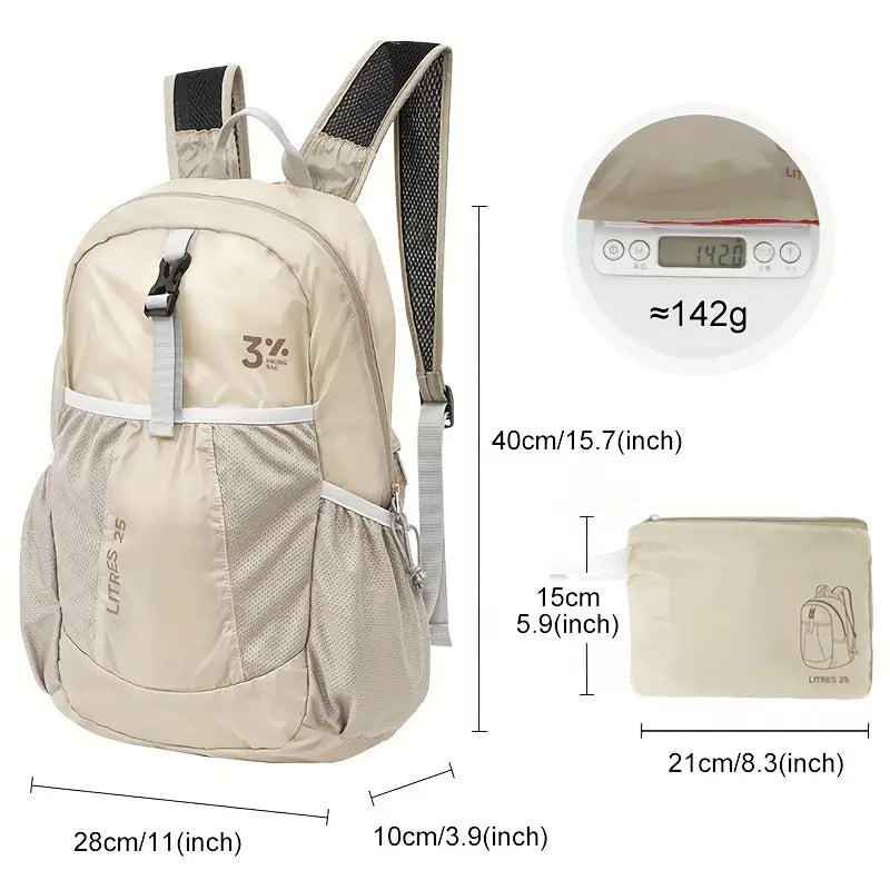 Ultra-Light 15" Foldable Backpack