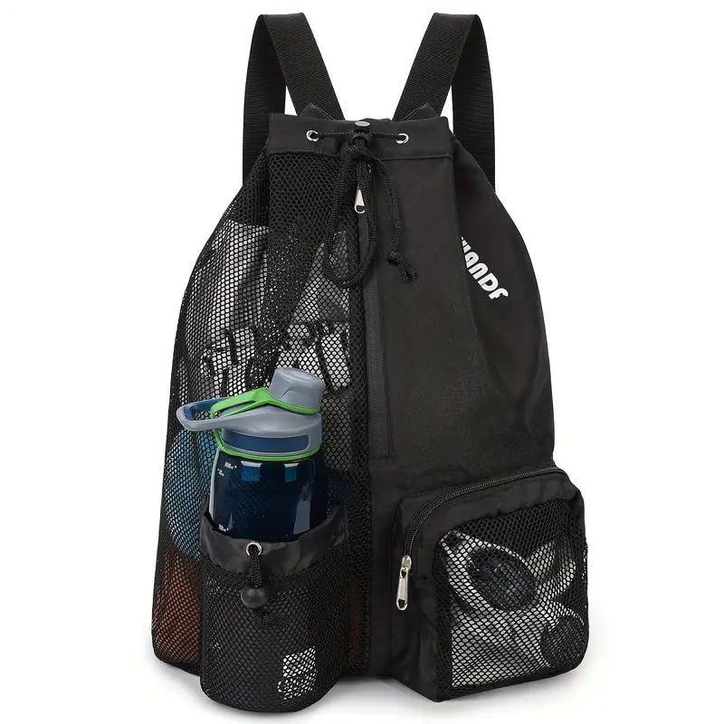 Quick-Dry Mesh Drawstring Backpack