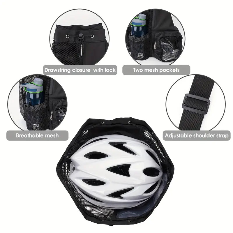 Quick-Dry Mesh Drawstring Backpack