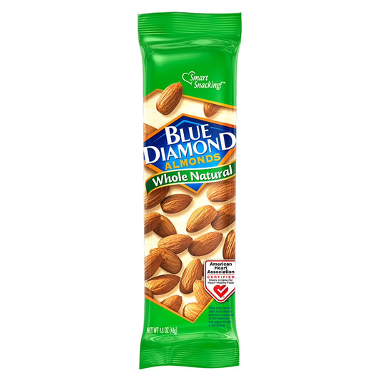 Snack-Blue Diamond Whole Natural Almonds, 1.5 Oz.
