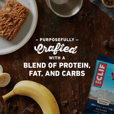 Energy- CLIF BAR Peanut Butter Banana with Dark Chocolate Flavor
