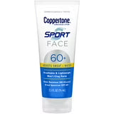 SunCare-Coppertone Sport Face Sunscreen Lotion, SPF 60+, 2.5 fl oz Tube