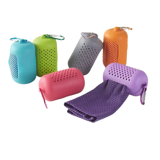 4pcs Ultra-Fine Fiber Cooling Towels